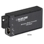 LGC126A-R4: Singlemode, (1) 10/100/1000 Mbps RJ45, (1) 1000Base SSF SM SC (1550RX/1310TX), SC, 10km, AC/USB/opt chassis